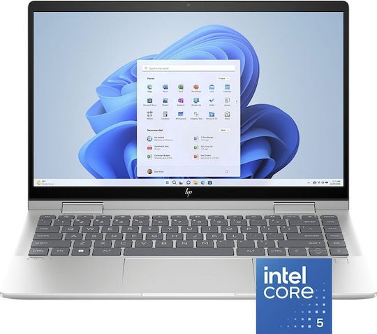 HP Envy x360 14-es1013dx 14" IPS FHD Touchscreen (Core 5-120U/8GB/512GB SSD/W11 Home) Natural Silver (US Keyboard) view 2