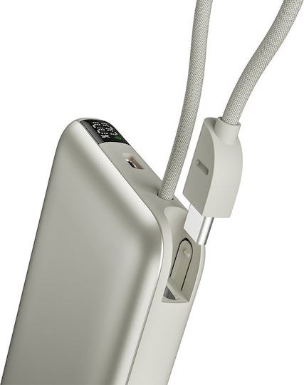 Energea Bazic Fusion Mag MagSafe Power Bank 10000mAh 15W with USB-C Port Power Delivery Gray vue 3