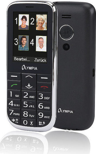 Olympia Joy II Dual SIM Mobile with Large Buttons Black view 3