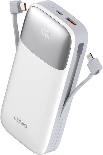 Ldnio PQ20 Power Bank 20000mAh 22.5W with USB-A Port White view 9