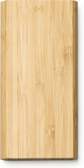 Bamboo Power Bank 6000mAh with USB-A Port Brown