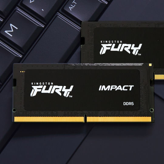 Kingston Fury Impact DDR5 with Module 1x16GB and Speed 4800 for Laptop KF548S38IB-16 vue 8