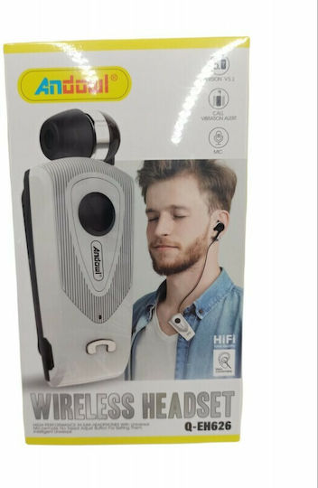 Andowl Q-EH626 In-ear Bluetooth Handsfree Earphone White view 1