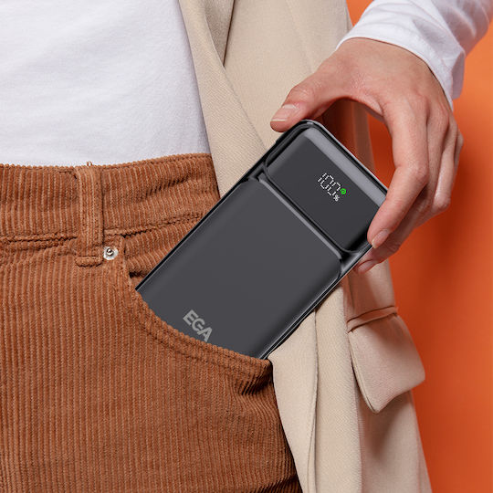 EGA P5 Power Bank 10000mAh 22.5W Black view 3