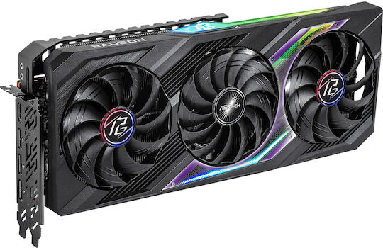 ASRock Radeon RX 7700 XT 12GB GDDR6 Phantom Gaming OC Graphics Card view 2