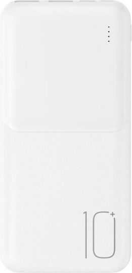 XO PR251 Lighted Power Bank 10000mAh with 2 USB-A Ports White