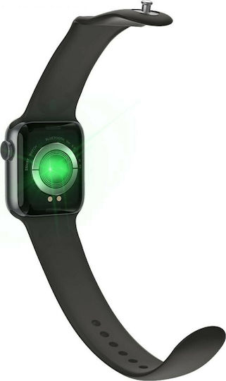 Kingwear V52 Aluminium Smartwatch with Heart Rate Monitor (Black) view 4