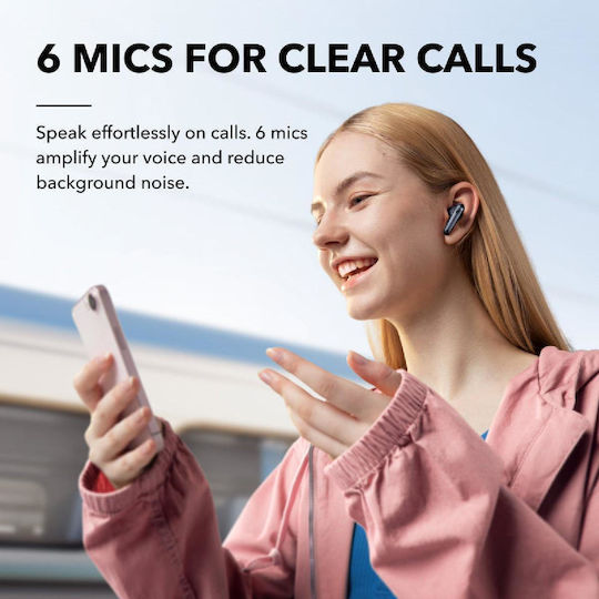 Soundcore by Anker Liberty 4 NC In-ear Bluetooth Handsfree Earphones with Sweat Resistance and Charging Case Black vue 2