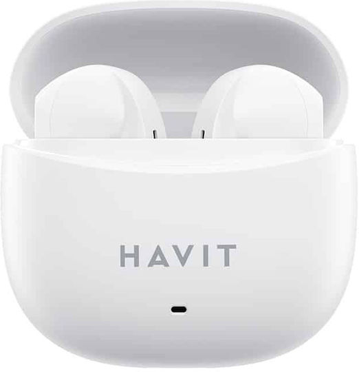 Havit TW941 In-ear Bluetooth Handsfree Earphones with Charging Case White view 2