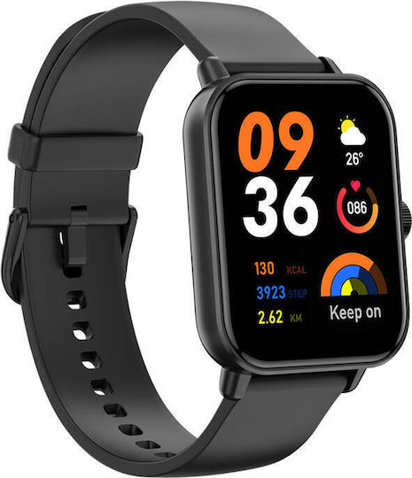 Colmi P81 Smartwatch with Heart Rate Monitor (Black) view 2