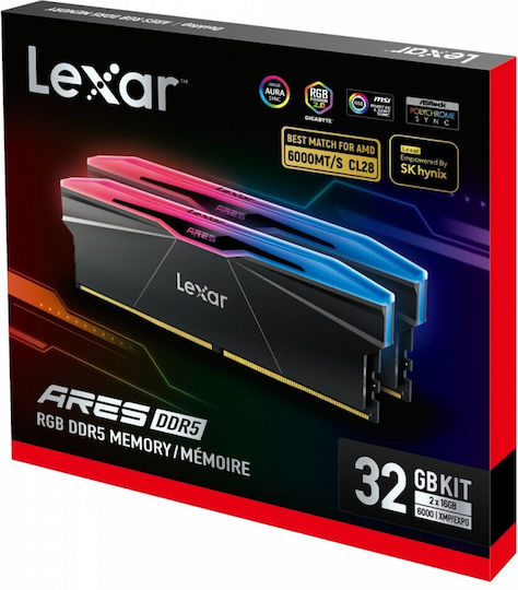 Lexar ARES DDR5 32GB RAM With 2x16GB Modules And Speed 6000 For Desktop view 8