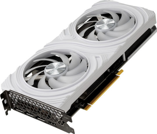 Palit GeForce RTX 4060 Ti 8GB GDDR6 White Graphics Card view 4