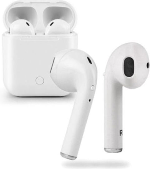i9X Earbud Bluetooth Handsfree Earphones with Charging Case White view 6