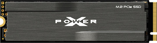 Silicon Power PCIe Gen 3x4 XD80 SSD 1TB M.2 Type with PCI Express 3.0 Connection and Heatsink SP001TBP34XD8005