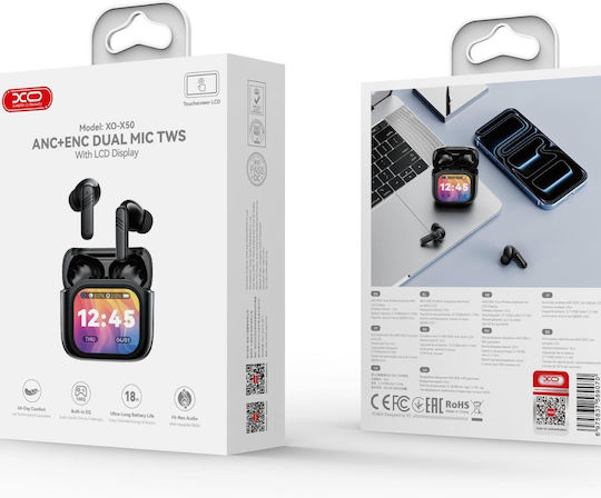 XO X50 In-ear Bluetooth Handsfree Earphones with Sweat Resistance and Charging Case view 2