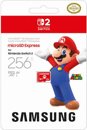 Samsung microSDXC 256GB Class 10 100MB/s with Adapter