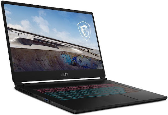 MSI Stealth 15M B12UE 15.6" FHD 144Hz (i7-1280P/16GB/1TB SSD/GeForce RTX 3060/W11 Home) Core Black (US Keyboard) view 3