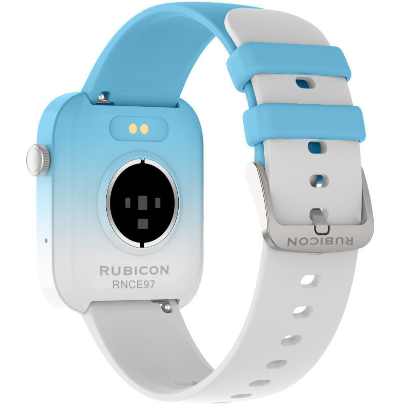 Rubicon SR042D 37mm Smartwatch with Heart Rate Monitor (Blue/White) view 4