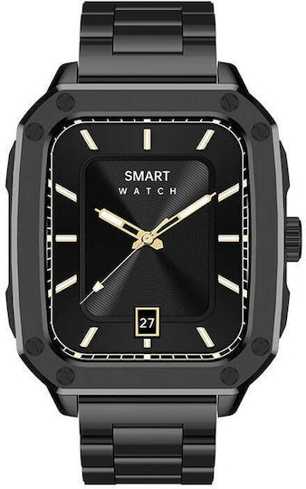 BlitzWolf BW-GTC3 Waterproof Smartwatch with Heart Rate Monitor (Black) view 2