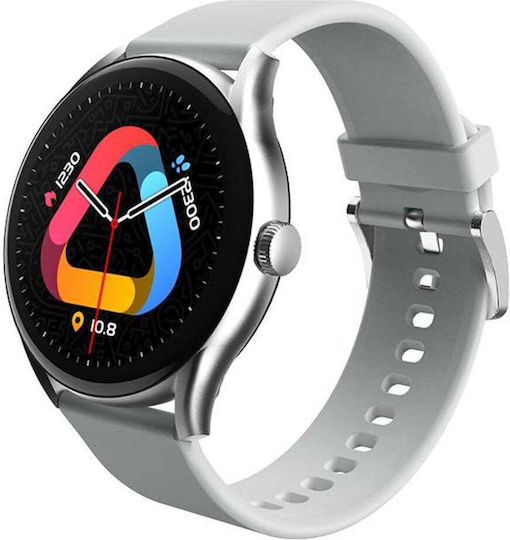 QCY GT S3 Smartwatch with Heart Rate Monitor (Gray) view 6