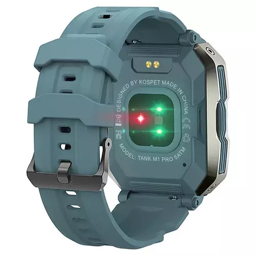 Kospet Tank M1 Pro 43mm Waterproof Smartwatch with Heart Rate Monitor (Blue) vue 5