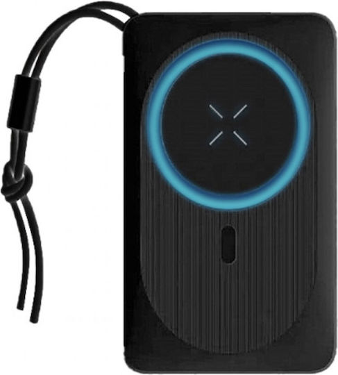 Charmast W1151 MagSafe Power Bank 10000mAh 20W with USB-A Port and USB-C Port Power Delivery / Quick Charge 3.0 Black view 2