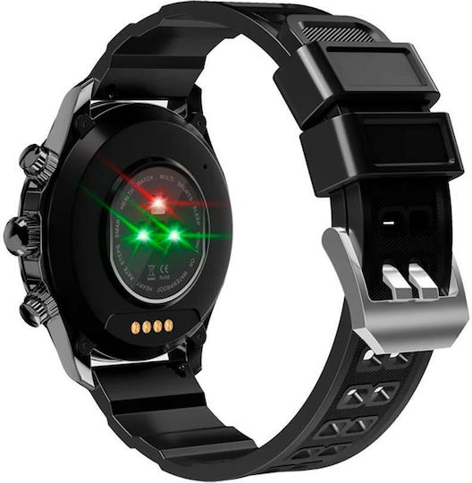 Karen M KM68 Smartwatch with Heart Rate Monitor (Silver) view 4