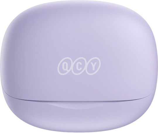 QCY Melobuds N50 Bluetooth Handsfree Earphones with Sweat Resistance and Charging Case Purple view 4