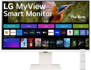 LG 32SR83U-W IPS HDR Smart Monitor 31.5" 4K 3840x2160 with Response Time 5ms GTG