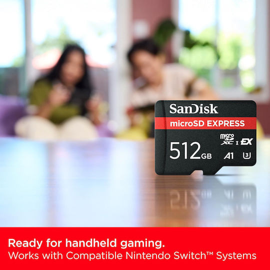 Sandisk SDXC 512GB Class 10 UHS-I 880MB/s with Adapter view 3