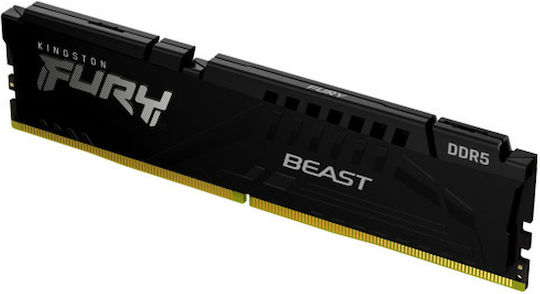 Kingston Fury Beast DDR5 with Module 1x16GB and Speed 6400 for Desktop KF564C32BBE-16 view 2