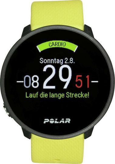 Polar Unite Waterproof Smartwatch with Heart Rate Monitor (Yellow) view 2