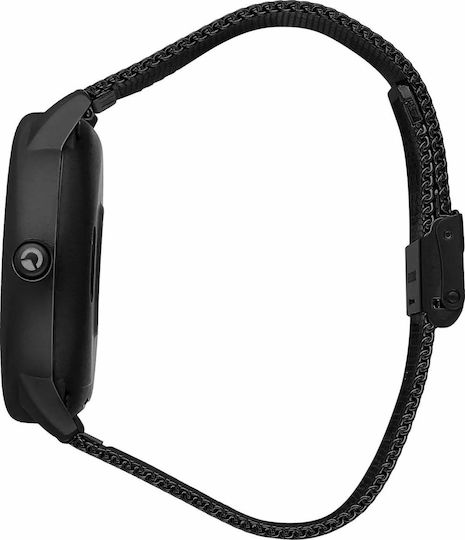 Sector S-01 46mm Smartwatch with Heart Rate Monitor (Black Metallic Bracelet) view 2