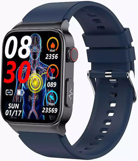 Watchmark Cardio One Smartwatch with Heart Rate Monitor (Blue) view 6