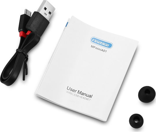 Fineblue F-V2 In-ear Bluetooth Handsfree Earphone Lapel White view 6