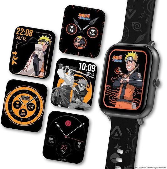Abyx Fit Touch 3 Smartwatch with Heart Rate Monitor (Naruto Uzumaki) view 2