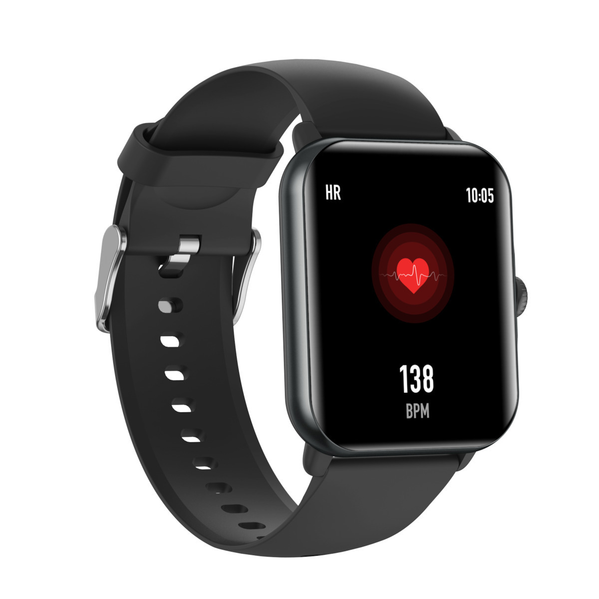 Nexus FiT Aluminium Smartwatch with Heart Rate Monitor (Black) view 5