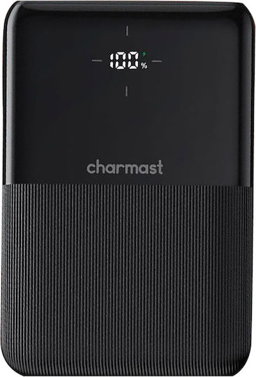 Charmast S12B Power Bank 10000mAh 20W with USB-A Port and USB-C Port Power Delivery Black view 7