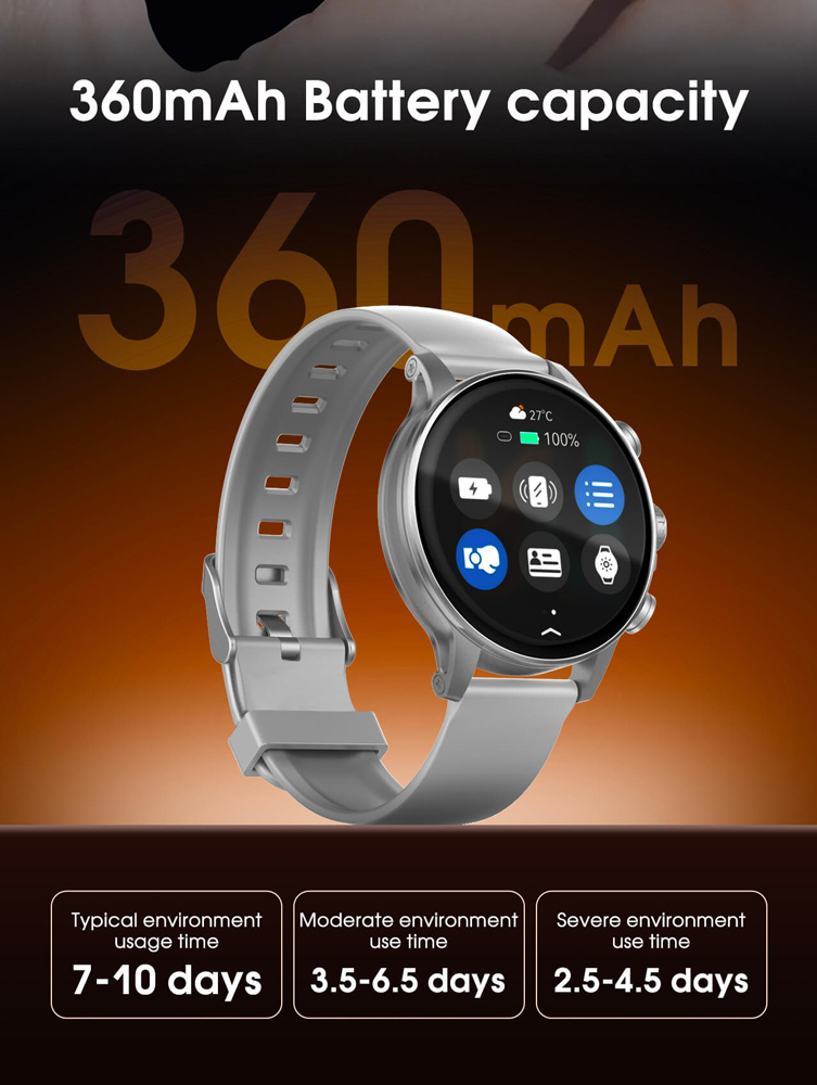 Ldnio SW01 Smartwatch with Heart Rate Monitor (Black) view 6