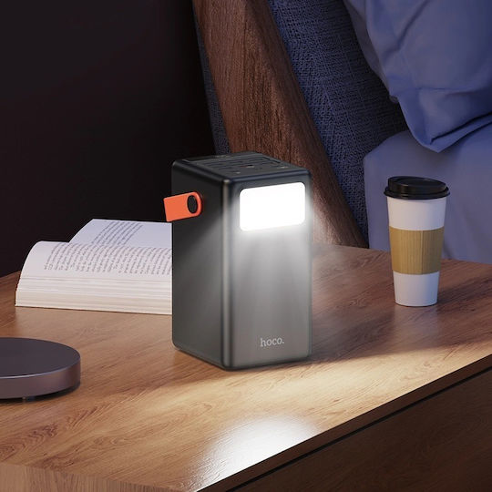 Hoco J142 Power Bank 100000mAh 22.5W with 6 USB-A Ports and 2 USB-C Ports Power Delivery Black vue 7