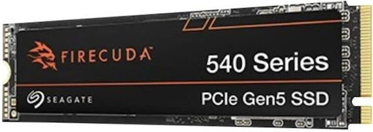 Seagate Firecuda 540 SSD 2TB M.2 Type with PCI Express 5.0 Communication Protocol and Heatsink (Compatible with PlayStation 5) ZP2000GM3A004 vista 2