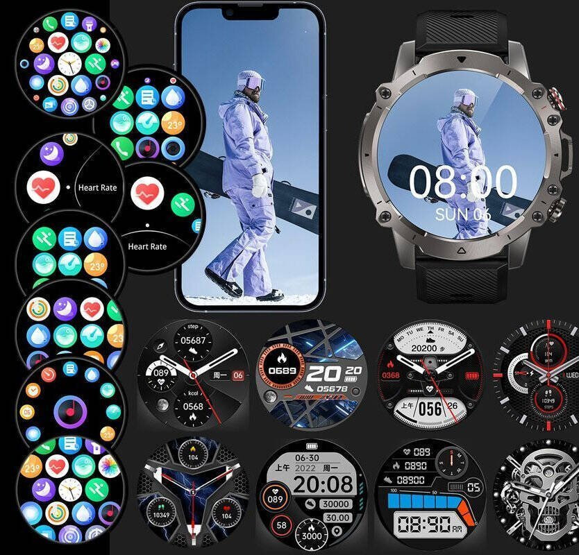 Smartwatch Rubicon Rncf18 Black vy 8