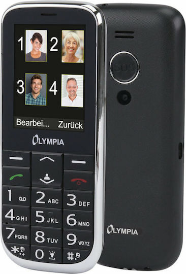 Olympia Joy II Dual SIM Mobile with Large Buttons Black view 4