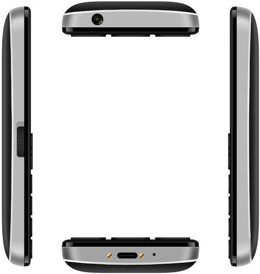 MyPhone Halo A LTE Dual SIM Mobile with Large Buttons Black view 3