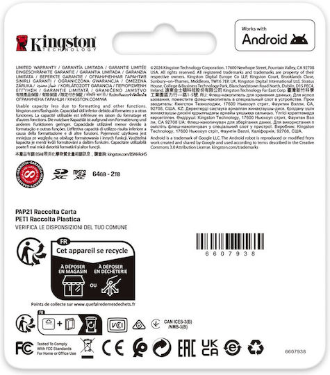 Kingston Canvas Go Plus microSDXC Class 10 U3 A2 UHS-I view 4