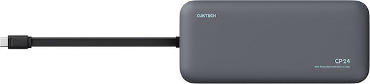 Cuktech LPB200N Power Bank 20000mAh 40W with USB-A Port and USB-C Port Gray view 3