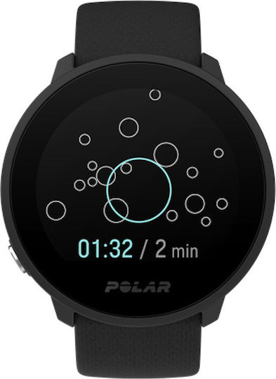 Polar Unite Waterproof Smartwatch with Heart Rate Monitor (Black)
