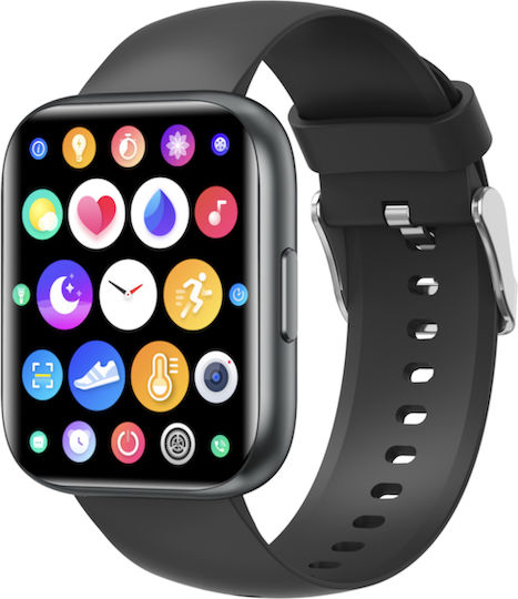 BeFIT PRO Smartwatch with Heart Rate Monitor (Black) view 7