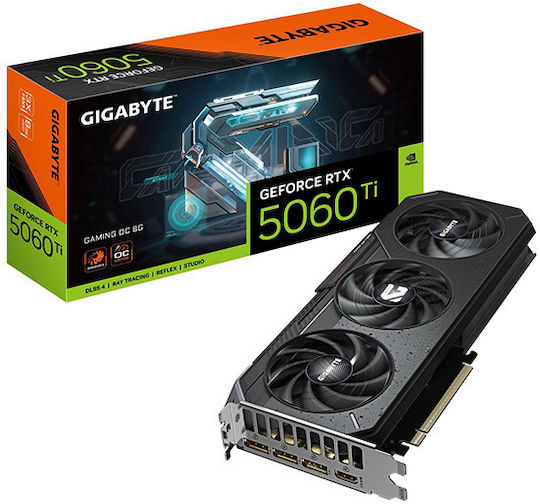Gigabyte GeForce RTX 5060 Ti 8GB GDDR7 GAMING OC Graphics Card view 1
