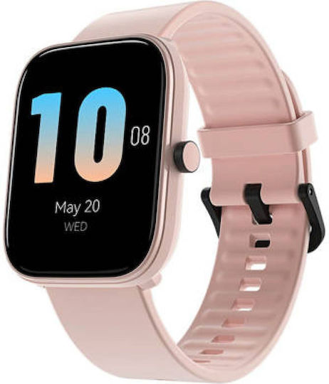 Haylou GST Lite 43mm Smartwatch with Heart Rate Monitor (Pink)